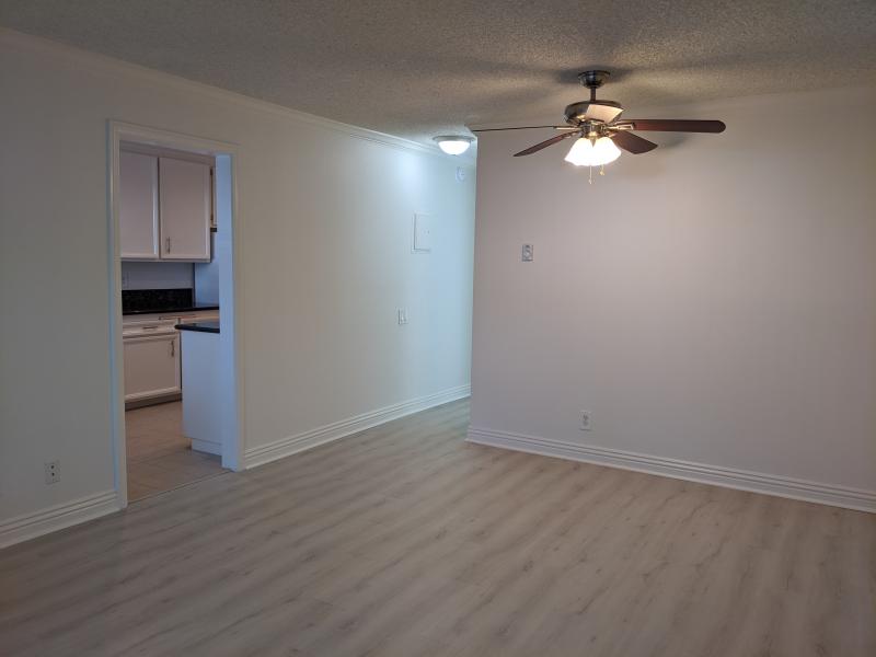 photo of apartment interior example room with fan